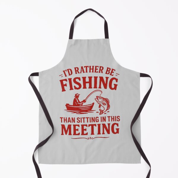 Item preview, I'd Rather Be Fishing Than In This Meeting designed and sold by H2Texts.