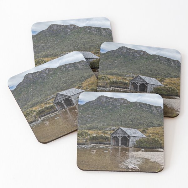 Item preview, Cradle Mountain’s Iconic Dove Lake Boatshed designed and sold by Photogenic Snap.