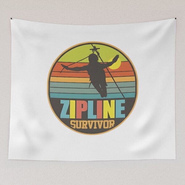 Item preview, Zipline Survivor Adventure Sports Enthusiast designed and sold by hexenor.