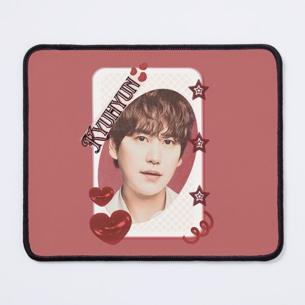 Item preview, Super Junior Kyuhyun K-Pop Legacy Tribute Kpop boy group Art members portrait illustration Red Aesthetic Collage Design designed and sold by AJUNICE STUDIO.