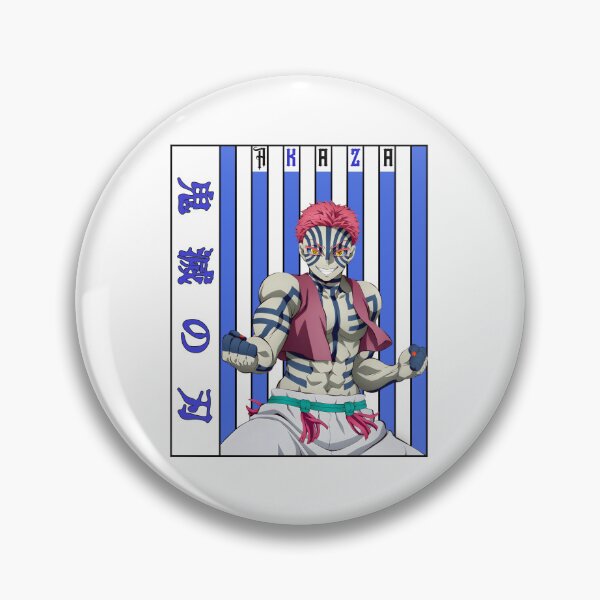 Item preview, Martial Demon Warrior – Blue Striped Fighter Anime Artwork designed and sold by lamiarte.