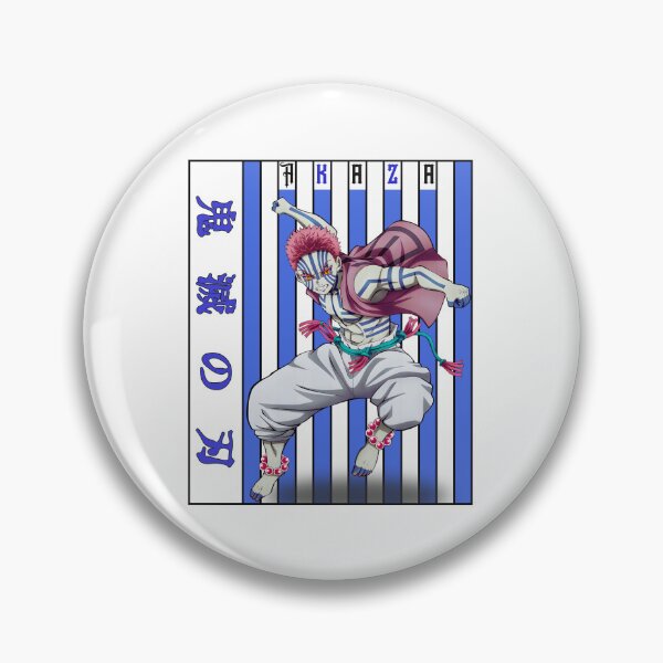 Item preview, Martial Demon Warrior – Blue Striped Fighter Anime Artwork designed and sold by lamiarte.