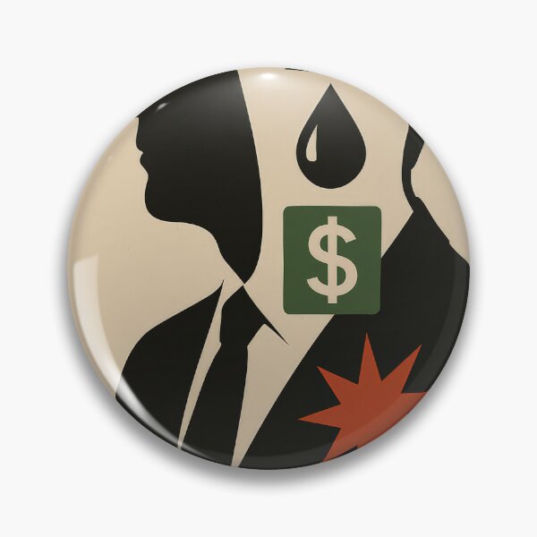 Item preview,  Oil Money Corruption Businessman Art designed and sold by Cine8.