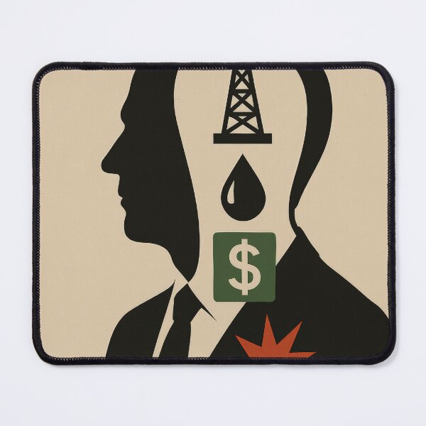 Item preview, Oil Money Corruption Businessman Art designed and sold by Cine8.