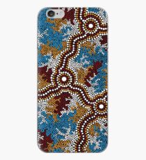Aboriginal Art Authentic - Wetland Dreaming - 100% Authentic Direct from Artist iPhone Case