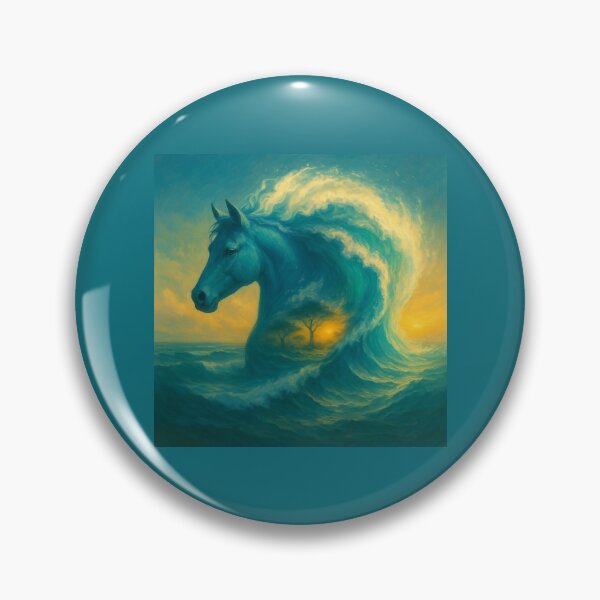 Artikelvorschau, Pferde-Wandbild – Surf Mane Spirit | GeoWild Designs entworfen und verkauft von GeoWild Designs.