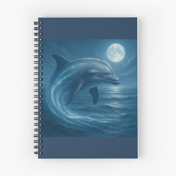 Item preview, Dolphin Wall Art – Silver Tide Spirit | GeoWild Designs designed and sold by GeoWild Designs.