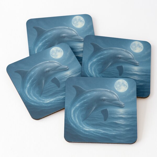 Item preview, Dolphin Wall Art – Silver Tide Spirit | GeoWild Designs designed and sold by GeoWild Designs.