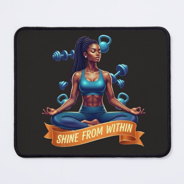 Item preview, SHINE FROM WITHIN. | Fitness & Yoga Pop Art for Inner Power designed and sold by BoldBloomArt.