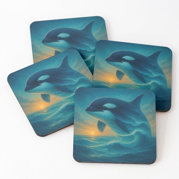 Item preview, Orca Wall Art– Spirit of the Rising Waves | GeoWild Designs designed and sold by GeoWild Designs.