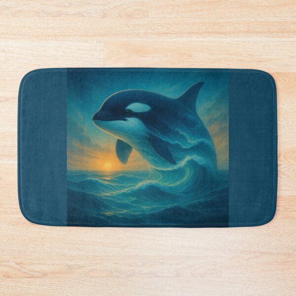 Item preview, Orca Wall Art– Spirit of the Rising Waves | GeoWild Designs designed and sold by GeoWild Designs.