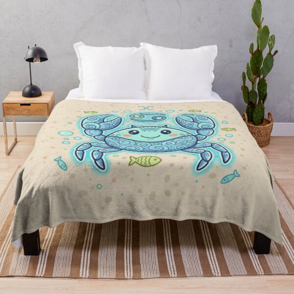 Item preview, Cancer Zodiac Art – Cosmic Crab Illustration designed and sold by Live_With_Suzy.