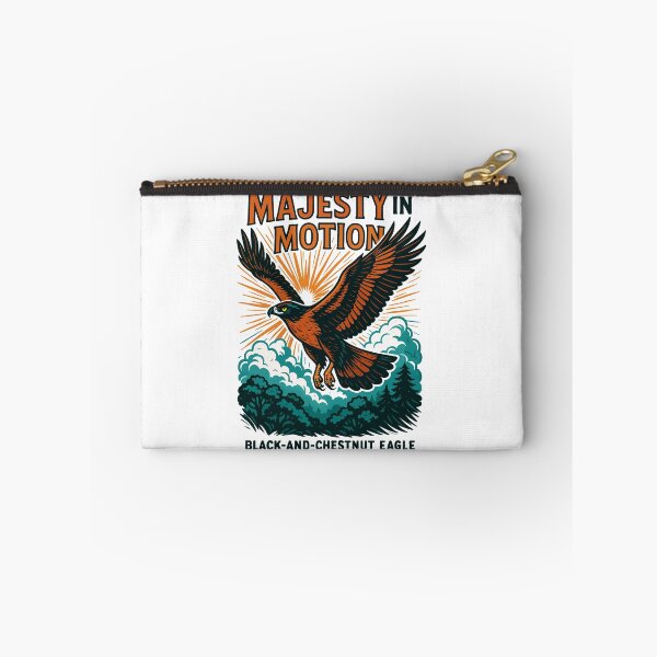 Item preview, Black-and-Chestnut Eagle Flight Art designed and sold by WildlifeInc.
