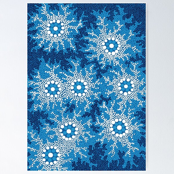 Item preview, Aboriginal Art Authentic - Waterhole Dreaming designed and sold by HogarthArts.