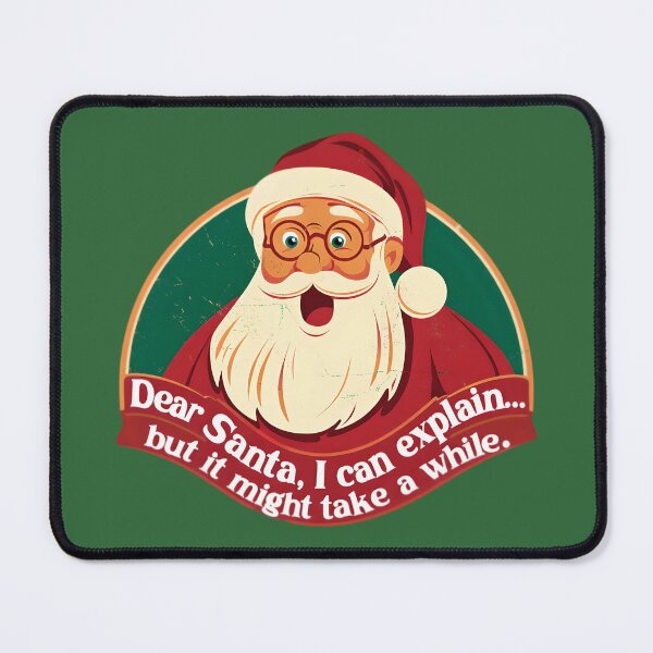 Item preview, Dear Santa I’m Not That Bad – Comic Style Xmas designed and sold by SamartkitDesign.