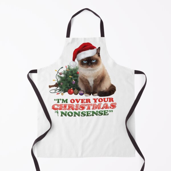Item preview, Funny Grumpy Cat Christmas Shirt | “I’m Over Your Christmas Nonsense” | ECHOPAW CO. designed and sold by EchopawCo.