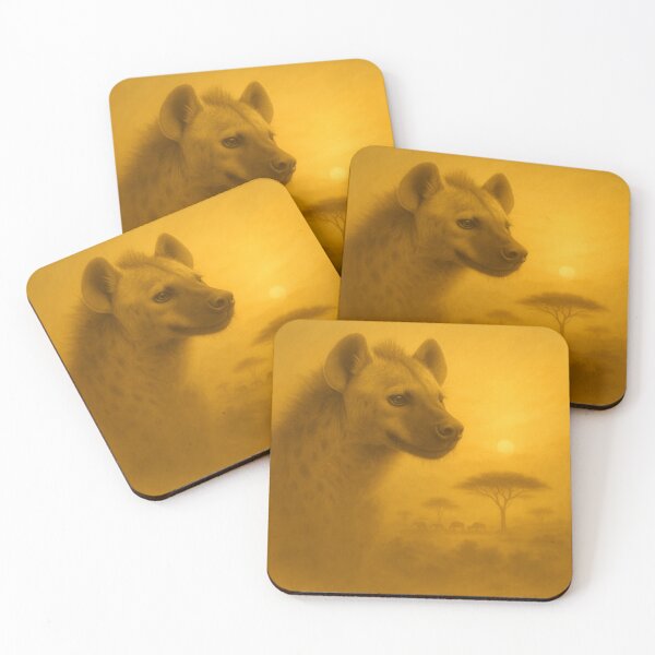 Item preview,  Hyena Wall Art– Dusk Fade Spirit | GeoWild Designs designed and sold by GeoWild Designs.