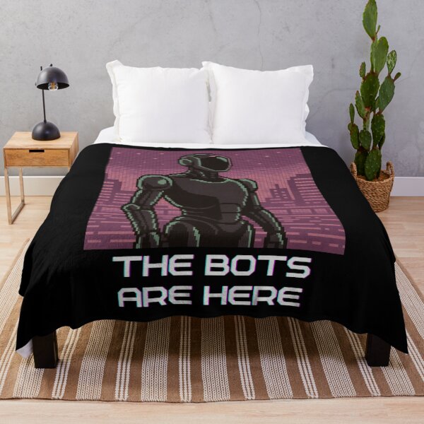 Item preview, humanoid robot art designed and sold by TEEJAMBOREE.