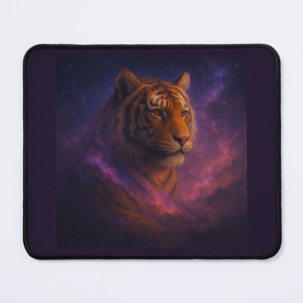Item preview,  Tiger Wall Art– Cosmic Nebula Spirit | GeoWild Designs designed and sold by GeoWild Designs.
