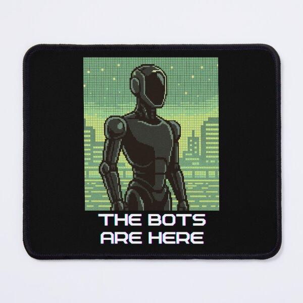 Item preview, humanoid robot art designed and sold by TEEJAMBOREE.