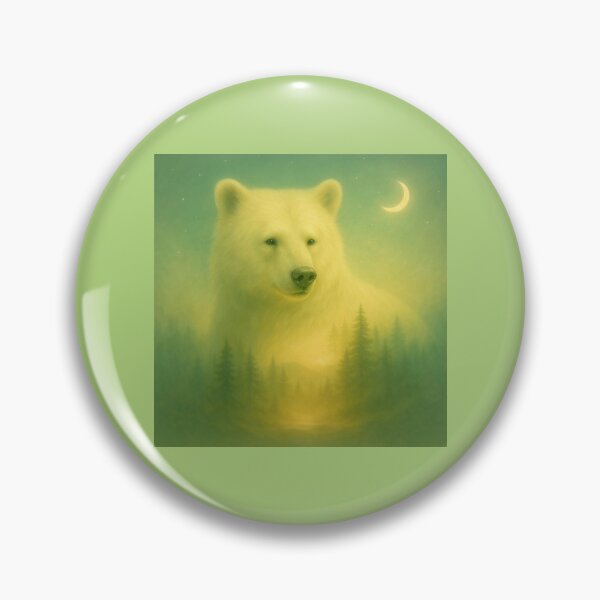 Item preview, Bear of the Moonlit Forest Wall Art – GeoWild Designs designed and sold by GeoWild Designs.