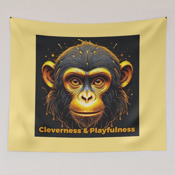 Item preview, Chinese Zodiac Monkey – Urban Neon Art | Cleverness & Playfulness designed and sold by JaaGo PopLab.