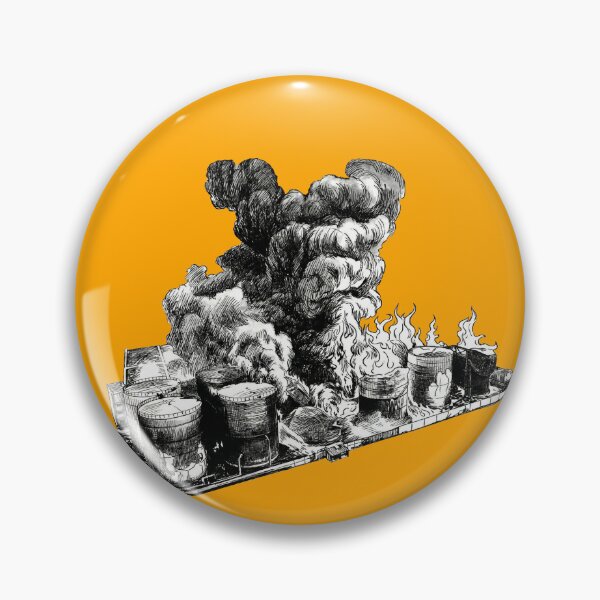 Item preview, Industrial Plant on Fire designed and sold by Naux | Design & Illustration.