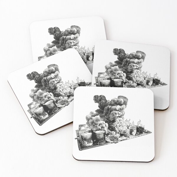Item preview, Industrial Plant on Fire designed and sold by Naux | Design & Illustration.