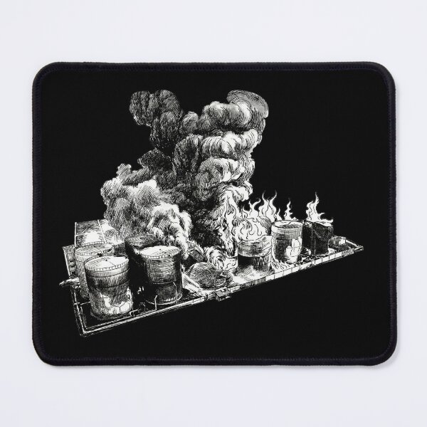Item preview, Industrial Plant on Fire designed and sold by Naux | Design & Illustration.