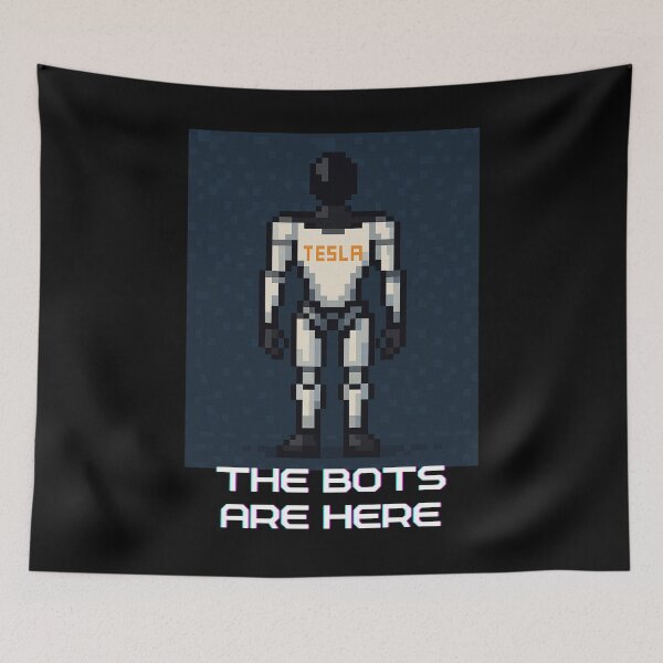 Item preview, humanoid robot art designed and sold by TEEJAMBOREE.