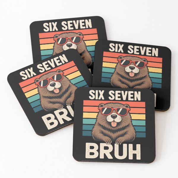 Item preview, Six Seven Bruh Groundhog Day 67 Meme Animal designed and sold by BornBorn.
