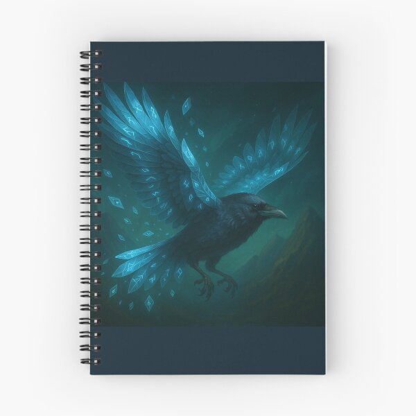 Item preview, Raven Wall Art– Mountain Rune Messenger designed and sold by GeoWild Designs.