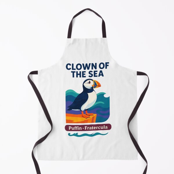 Item preview, Clown of the Sea – Puffin (Fratercula) Colorful Coastal Bird Art designed and sold by WildlifeInc.
