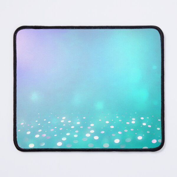 Item preview, Soft teal and purple dreamy bokeh glitter background designed and sold by SassyArtistry.