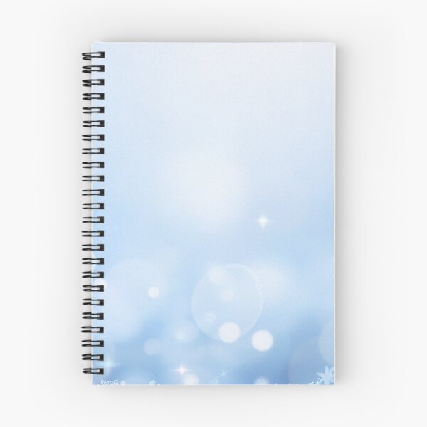 Item preview, Winter blue bokeh background with sparkling snow lights designed and sold by SassyArtistry.