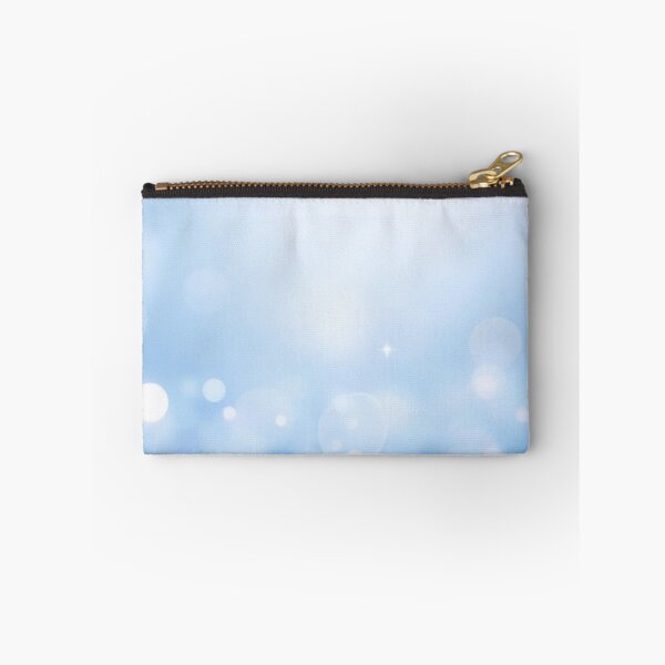 Item preview, Winter blue bokeh background with sparkling snow lights designed and sold by SassyArtistry.