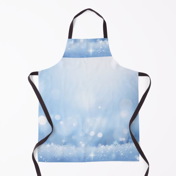 Item preview, Winter blue bokeh background with sparkling snow lights designed and sold by SassyArtistry.