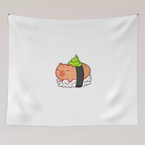 Item preview, Cute Capybara as Sushi  designed and sold by Emeearts.