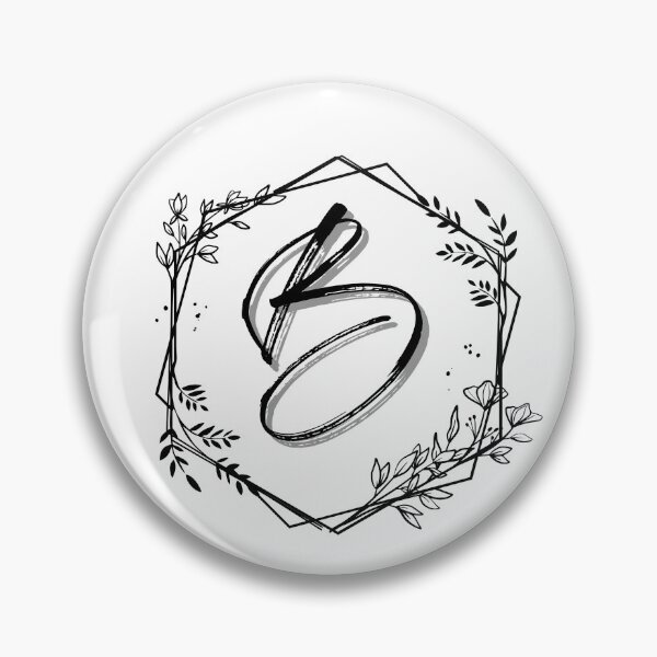 Item preview, Single Letter Monogram Design B - be proud of your name, mark your stuff with a letter designed and sold by digitalbitcraft.