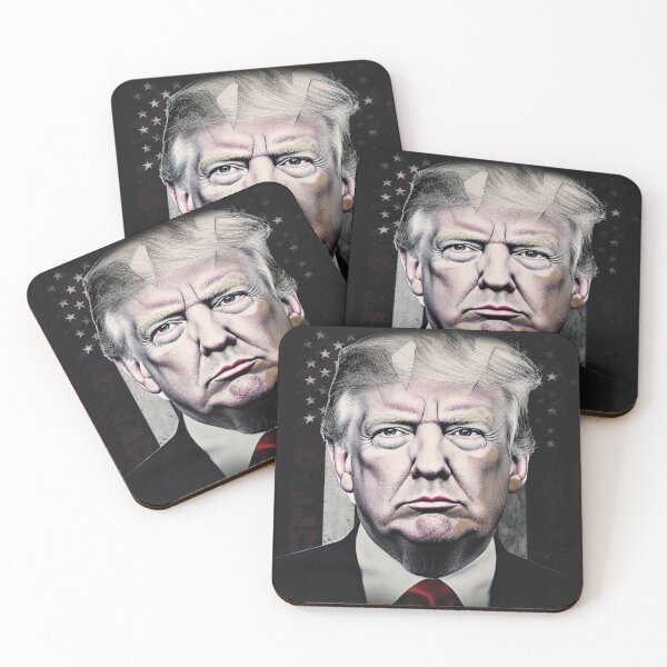 Item preview, Weathered Trump Portrait - Colorful Conflict designed and sold by CleverCulture.