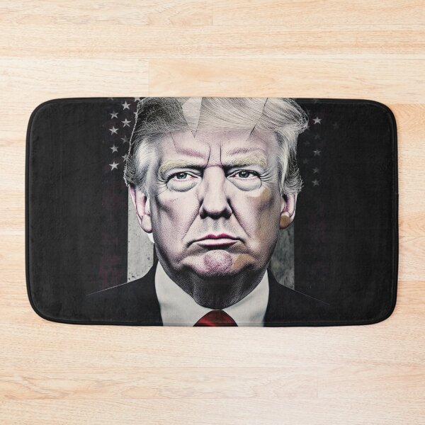 Item preview, Weathered Trump Portrait - Colorful Conflict designed and sold by CleverCulture.