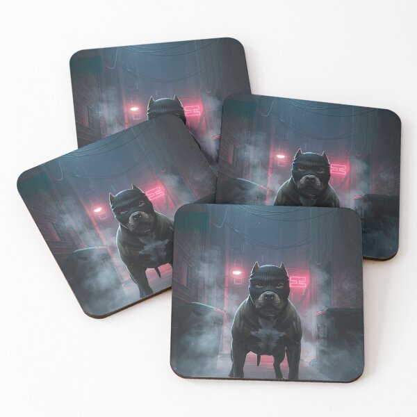 Item preview, Dark Canine Warrior – Gothic Fantasy Dog Illustration designed and sold by Articooler.