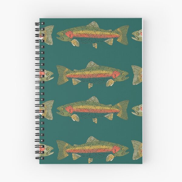Item preview, Evergreen Rainbow Trout designed and sold by StickEmUpDecal.