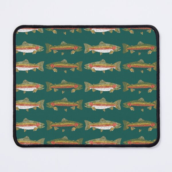 Item preview, Evergreen Rainbow Trout designed and sold by StickEmUpDecal.