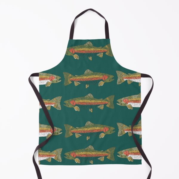 Item preview, Evergreen Rainbow Trout designed and sold by StickEmUpDecal.