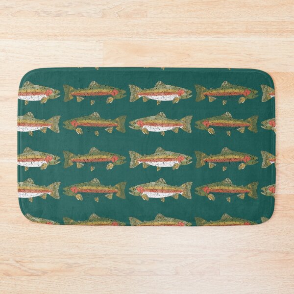 Item preview, Evergreen Rainbow Trout designed and sold by StickEmUpDecal.