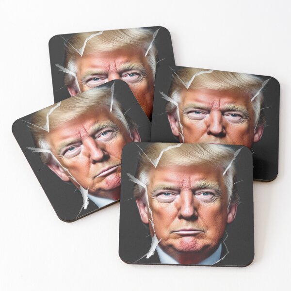 Item preview, Weathered Trump Portrait - Colorful Conflict designed and sold by CleverCulture.