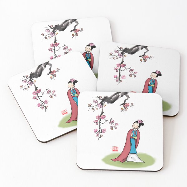 Item preview, Going for a spring outing and enjoying the flowers. designed and sold by EmilyDouArt.