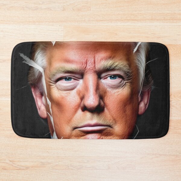 Item preview, Weathered Trump Portrait - Colorful Conflict designed and sold by CleverCulture.