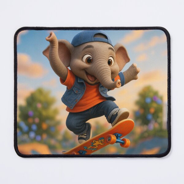 Item preview, Skater Indian Elephant designed and sold by Sillytoe.